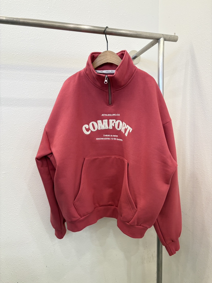 LUMIPLE東大門㊣實拍女裝新款人氣時尚25秋冬熱賣職業衛衣拉鏈LUMIPLE衛衣圖色1