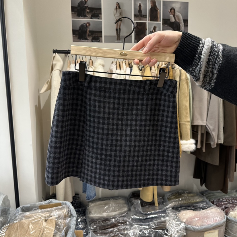 aube nunt韓國直郵㊣女士新品人氣熱賣推薦職業休閑時尚裙褲aube nunt裙褲圖色1深藍色