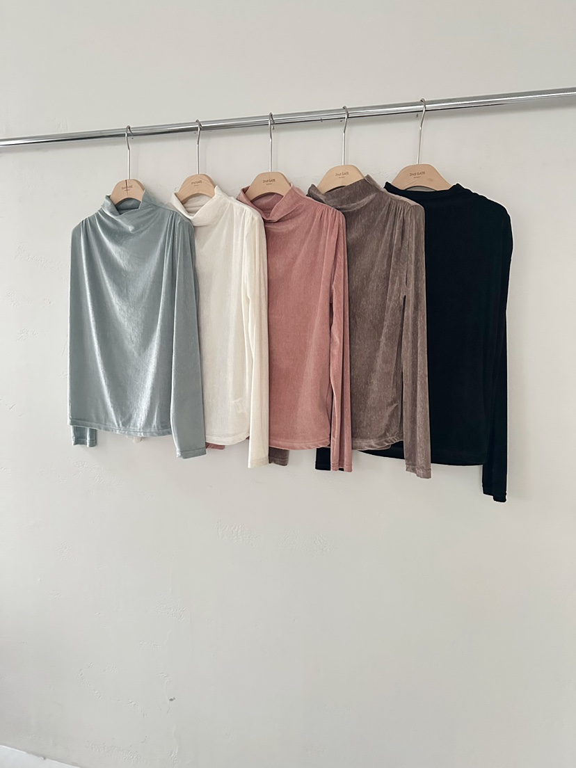 2ND GATE東大門㊣直郵女士新品熱賣休閑人氣長袖T恤天鵝絨2ND GATE長袖T恤