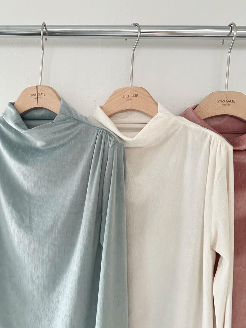 2ND GATE東大門㊣直郵女士新品熱賣休閑人氣長袖T恤天鵝絨2ND GATE長袖T恤