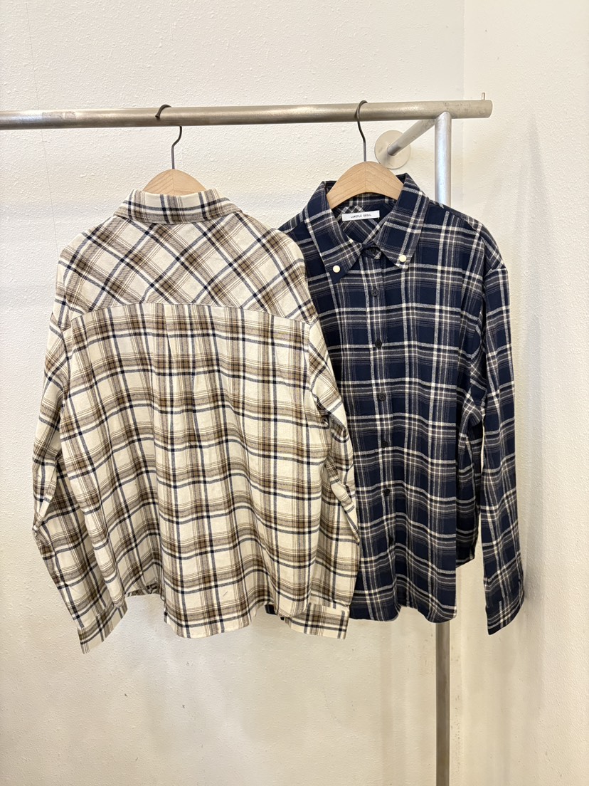 LUMIPLE東大門㊣直郵女士新款休閑人氣時尚職業襯衫蕾絲衫格紋LUMIPLE襯衫/蕾絲衫