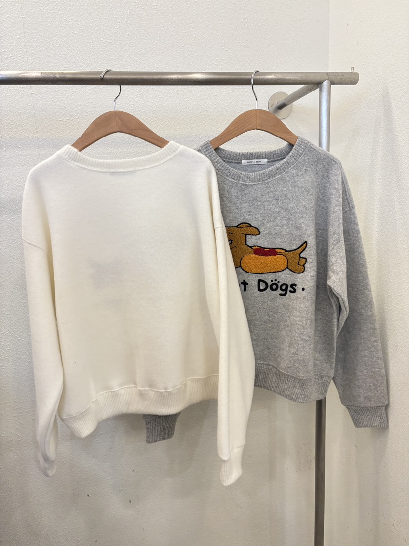 LUMIPLE東大門㊣實拍女士新款推薦25秋冬人氣熱賣職業時尚衛衣LUMIPLE衛衣