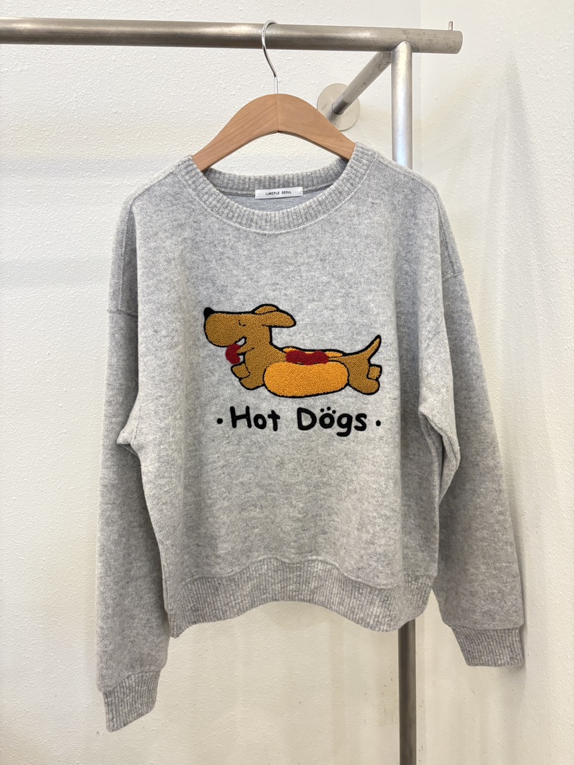 LUMIPLE東大門㊣實拍女士新款推薦25秋冬人氣熱賣職業時尚衛衣LUMIPLE衛衣圖色2