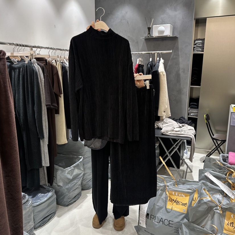 OPEN東大門㊣代購女士新款熱賣人氣25秋冬推薦職業套裝套裝OPEN套裝圖色2