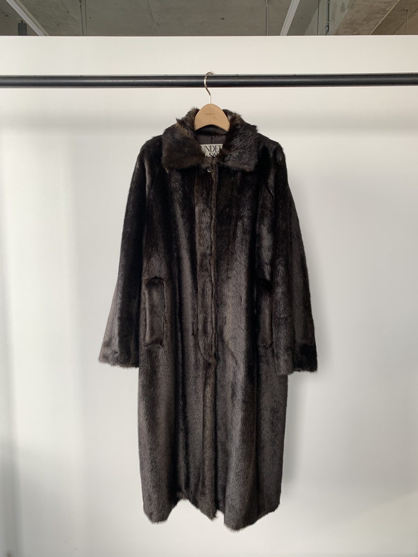 UNDERSON東大門㊣代購女裝新品推薦熱賣時尚休閑中長款大衣UNDERSON中長款大衣圖色1