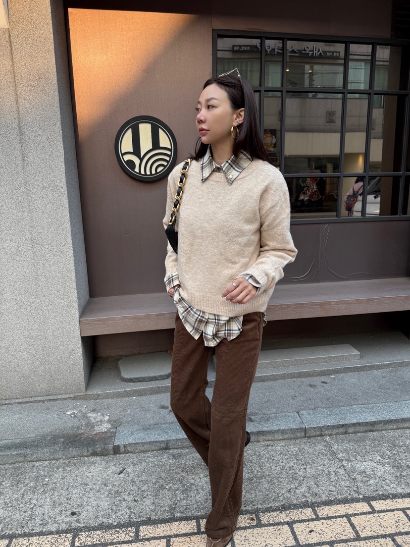 LUMIPLE韓國直郵㊣女士新品人氣職業推薦休閑熱賣25秋冬休閑褲LUMIPLE休閑褲