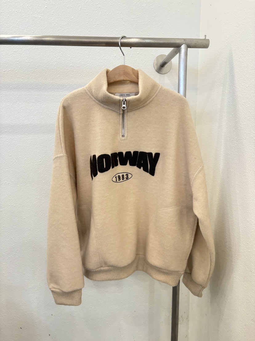 LUMIPLE東大門㊣實拍女裝新品時尚職業休閑熱賣人氣衛衣高領LUMIPLE衛衣圖色1