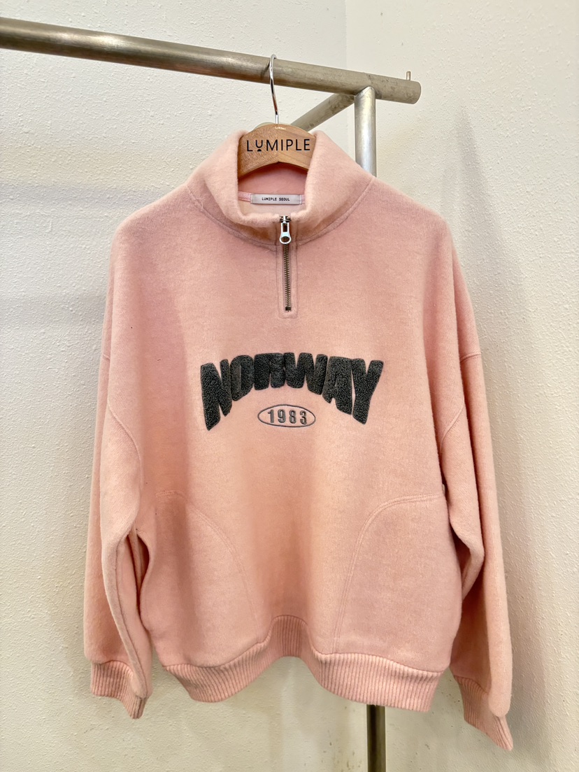 LUMIPLE東大門㊣實拍女裝新品時尚職業休閑熱賣人氣衛衣高領LUMIPLE衛衣圖色2