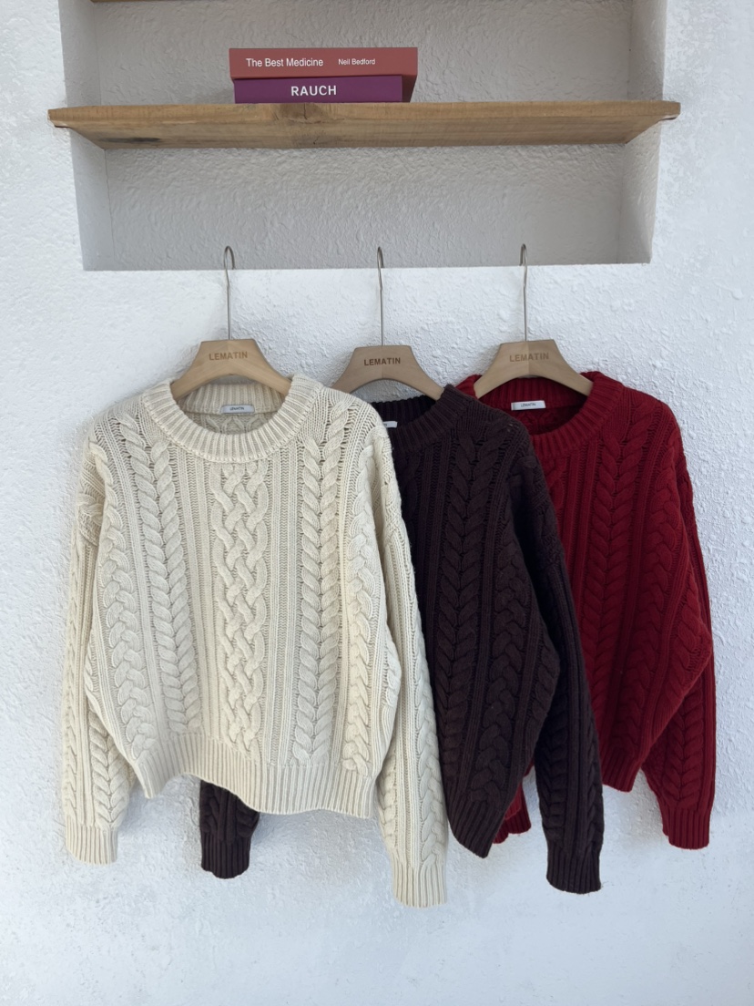 LEMATIN東大門㊣直郵女士新款25秋冬推薦職業時尚休閑熱賣毛衣LEMATIN毛衣