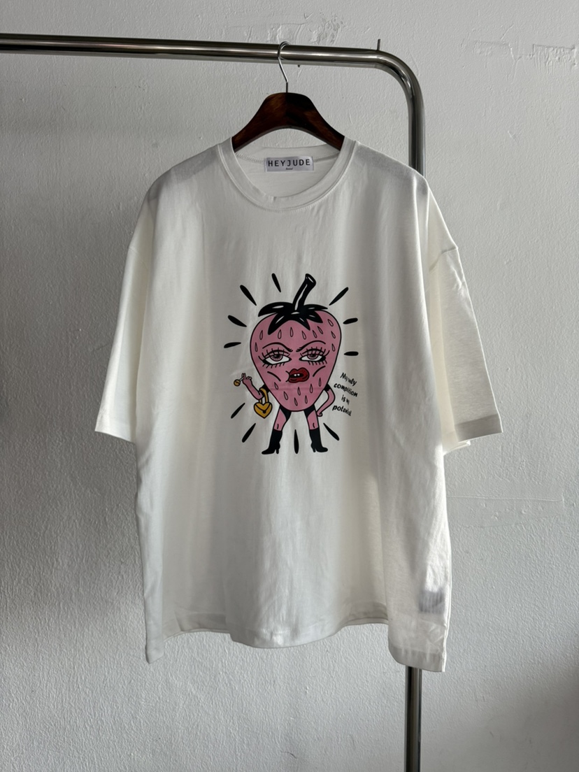 HEYJUDE東大門㊣代購女士新款推薦時尚職業熱賣人氣休閑T恤HEYJUDET恤圖色2