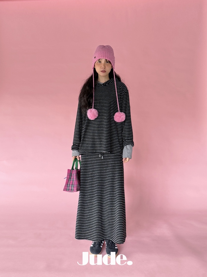 HEYJUDE東大門㊣實拍女裝新款25秋冬推薦時尚熱賣套裝連帽衫HEYJUDE套裝