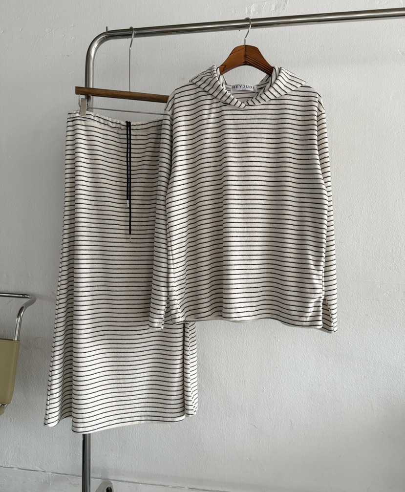 HEYJUDE東大門㊣實拍女裝新款25秋冬推薦時尚熱賣套裝連帽衫HEYJUDE套裝圖色2