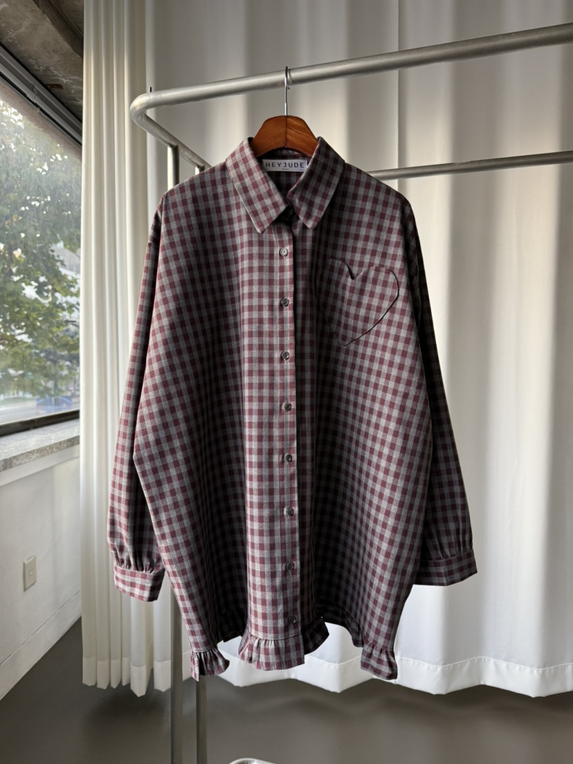 HEYJUDE東大門㊣實拍女士新品休閑職業人氣熱賣推薦襯衫蕾絲衫HEYJUDE襯衫/蕾絲衫圖色1