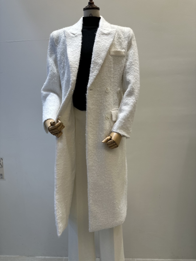 INNO東大門㊣實拍女裝新品職業時尚休閑25秋冬推薦中長款大衣INNO中長款大衣圖色1