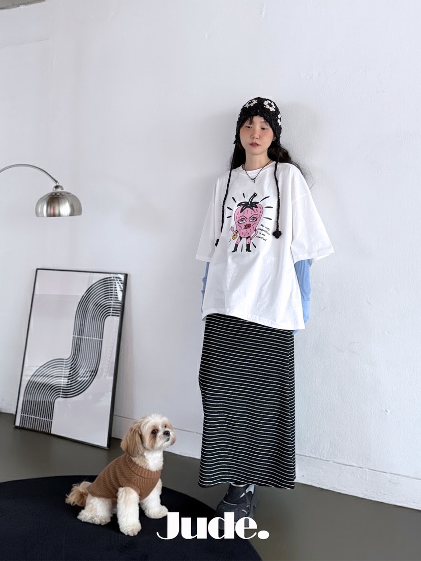 HEYJUDE韓國直郵㊣女士新品休閑推薦25秋冬人氣熱賣時尚長裙HEYJUDE長裙