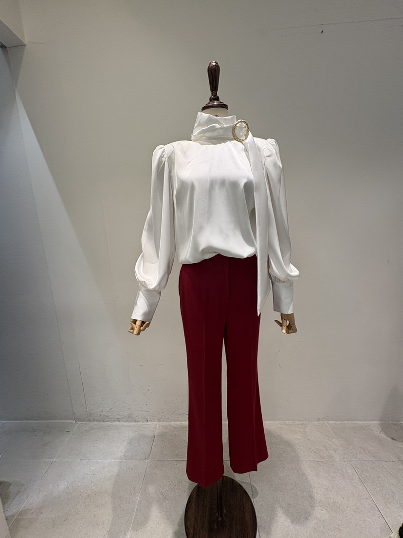 INNO東大門㊣實拍女士新款推薦熱賣時尚職業25秋冬襯衫蕾絲衫INNO襯衫/蕾絲衫