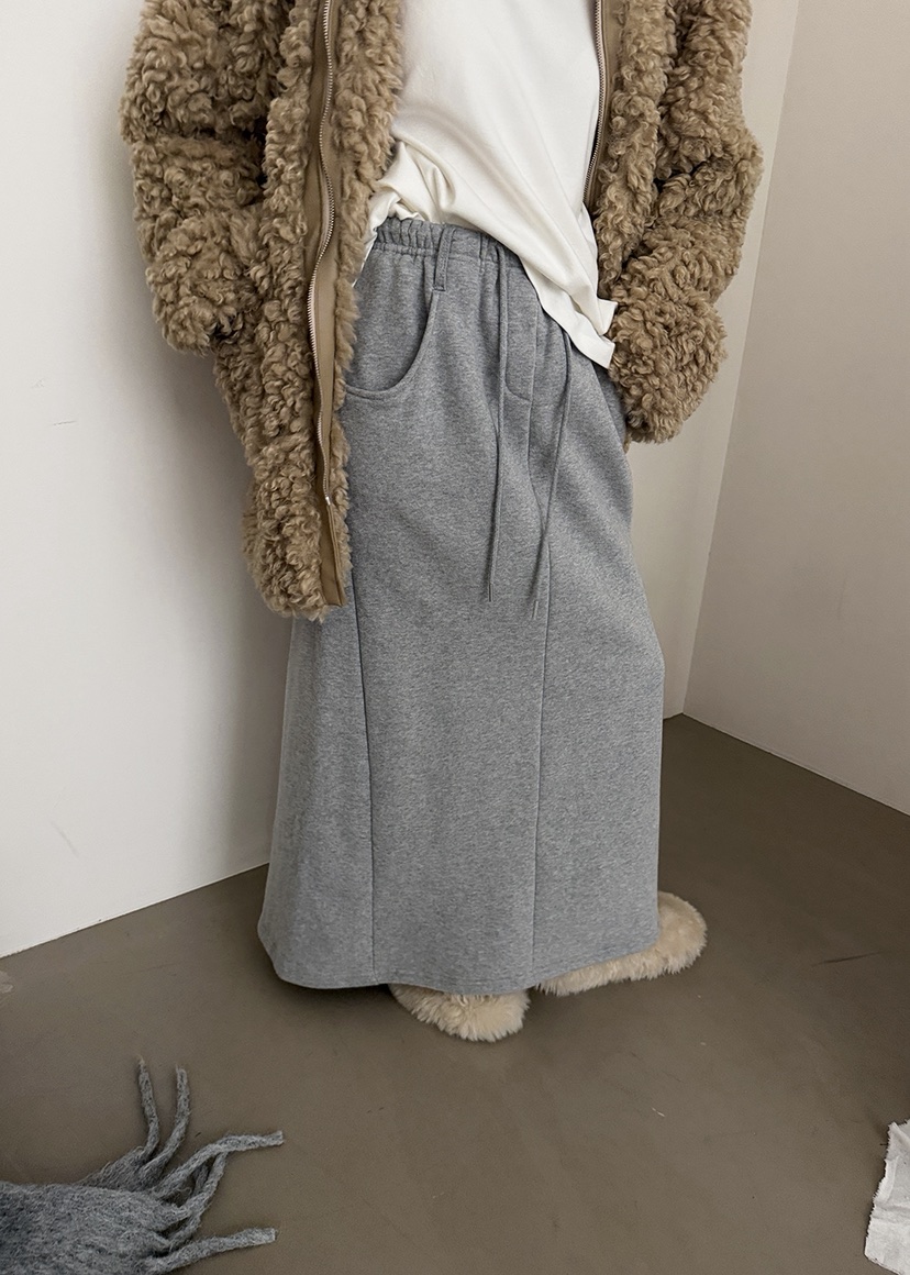 AMOOD東大門㊣代購女裝新品推薦休閑職業熱賣人氣時尚長裙加絨AMOOD長裙