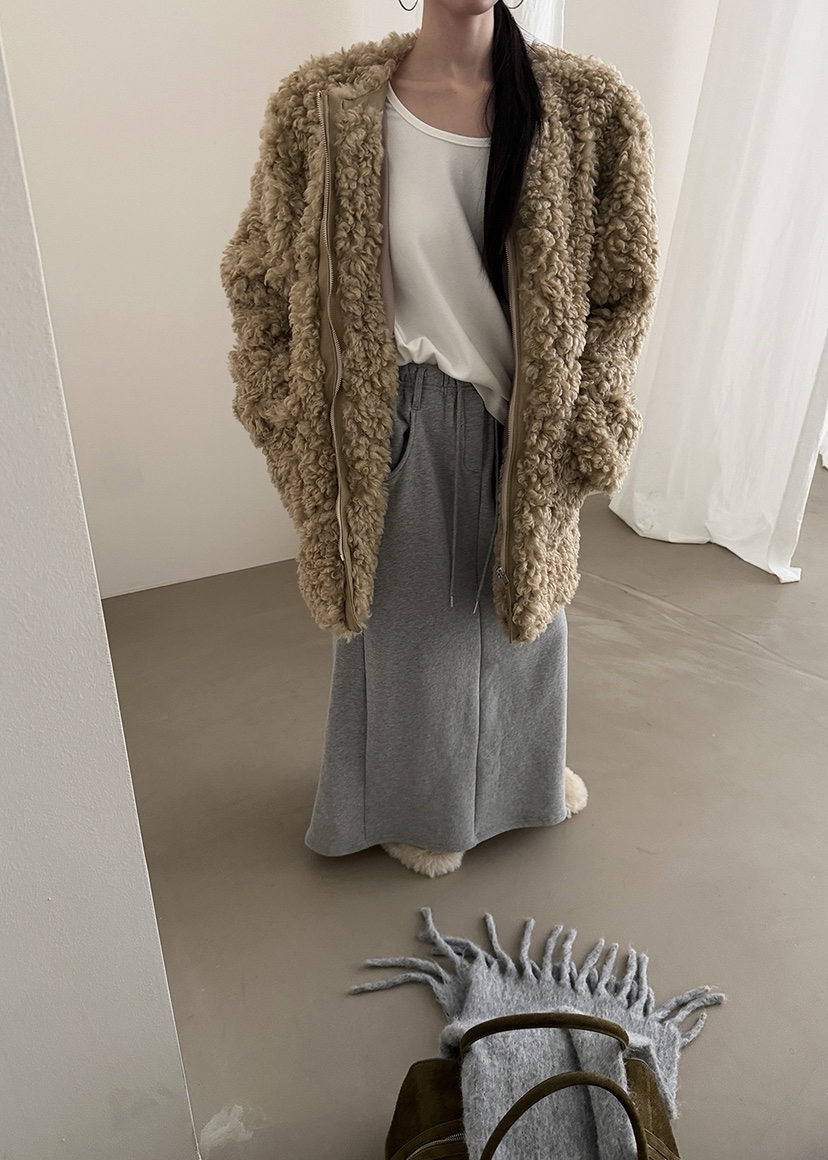 AMOOD東大門㊣代購女裝新品推薦休閑職業熱賣人氣時尚長裙加絨AMOOD長裙