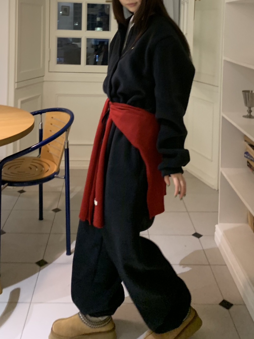 LIKEVAM東大門㊣直郵女士新款熱賣職業人氣連體褲含帽子抓絨LIKEVAM連體褲