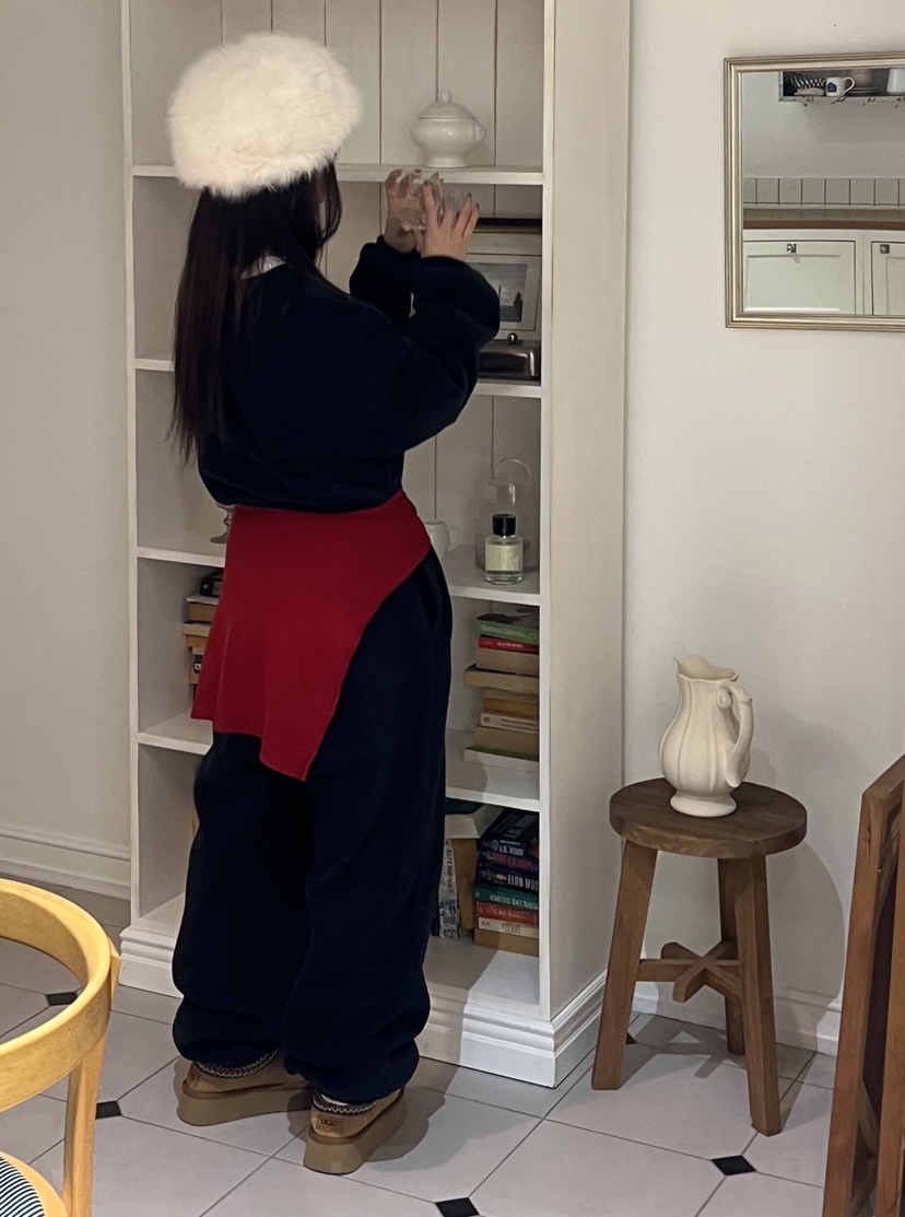 LIKEVAM東大門㊣直郵女士新款熱賣職業人氣連體褲含帽子抓絨LIKEVAM連體褲