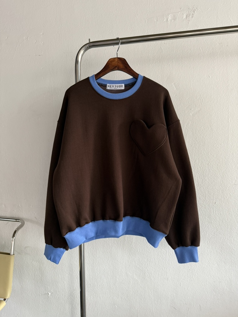 HEYJUDE韓國直郵㊣女士新款時尚推薦職業人氣休閑熱賣25秋冬衛衣HEYJUDE衛衣圖色2