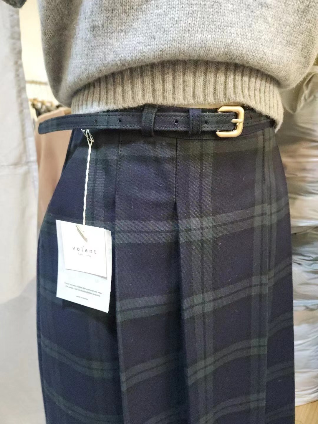 vol-ant韓國直郵㊣女裝新款推薦人氣25秋冬職業熱賣腰帶腰帶VOLANT腰帶圖色1