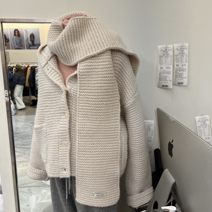 RECOVER東大門㊣直郵女士新品熱賣人氣25秋冬休閑時尚圍巾披肩RECOVER/MOMENT圍巾/披肩圖色1