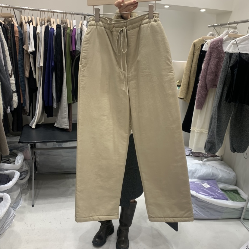 FRE東大門㊣實拍女裝新品休閑時尚熱賣25秋冬人氣休閑褲填充FRE休閑褲圖色3