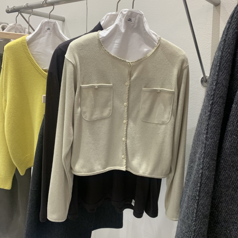 FRE韓國直郵㊣女士新品人氣時尚推薦25秋冬職業熱賣長袖T恤FRE長袖T恤圖色1