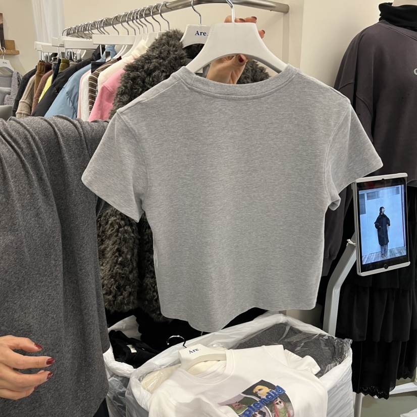 ARE韓國代購㊣女士新款推薦休閑25秋冬職業熱賣時尚人氣T恤ARE YOU/ARET恤