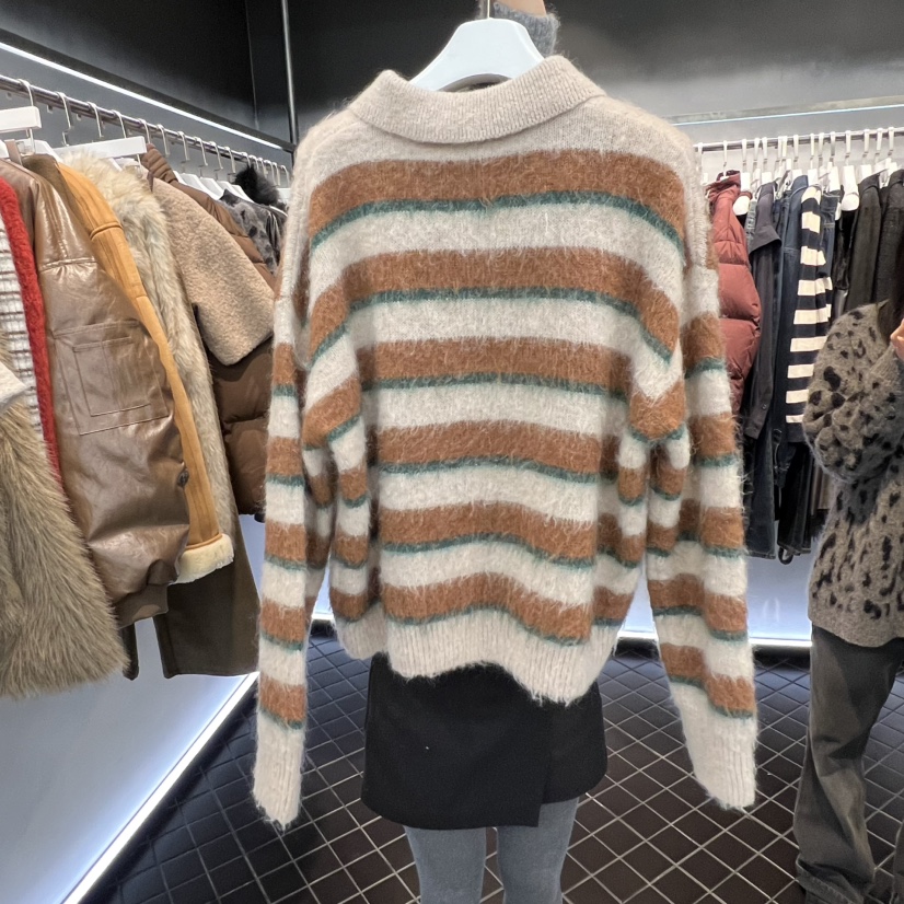 OUS/INCH-L東大門㊣直郵女士新品人氣推薦熱賣針織衫馬海毛OUS/INCH針織衫