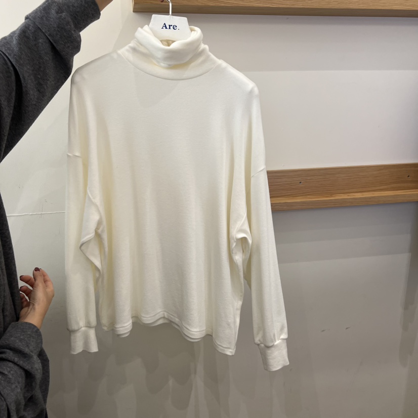 ARE東大門㊣直郵女士新款人氣推薦時尚25秋冬長袖T恤高領寬松ARE YOU/ARE長袖T恤圖色2