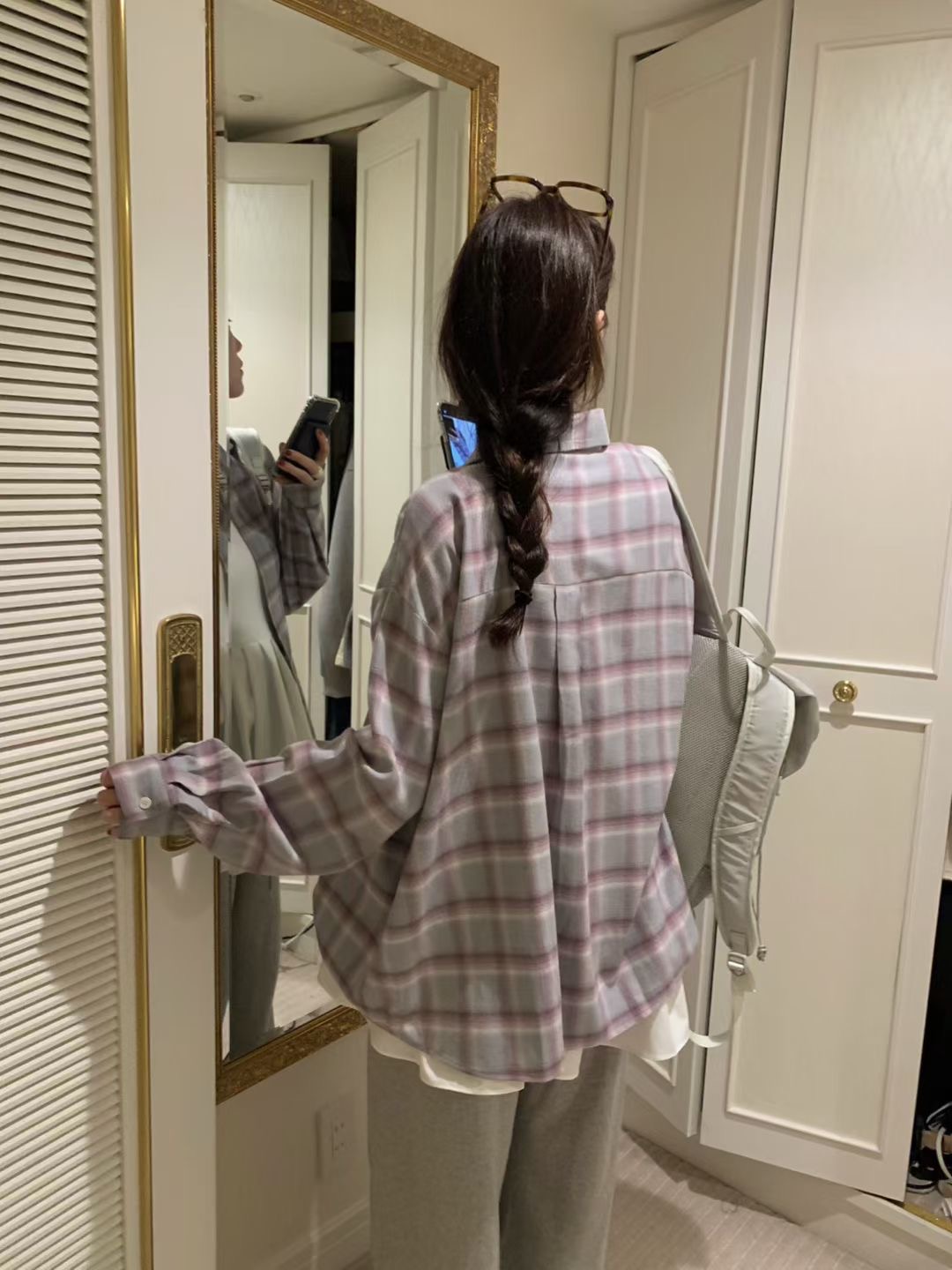 PYT-ot東大門㊣實拍女裝新品25秋冬職業熱賣休閑襯衫蕾絲衫pretty young thing襯衫/蕾絲衫