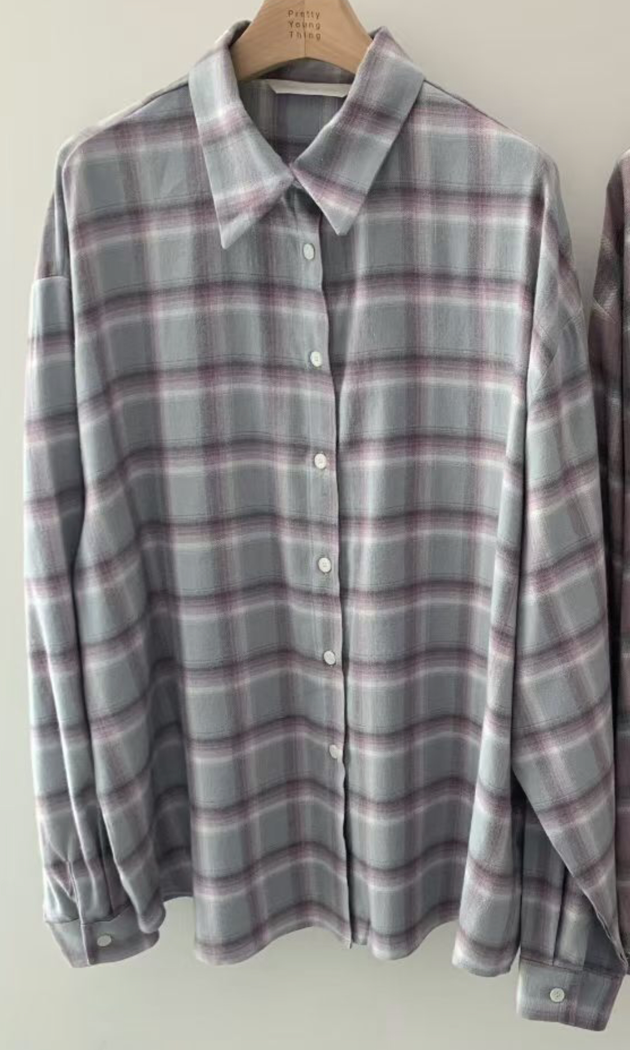 PYT-ot東大門㊣實拍女裝新品25秋冬職業熱賣休閑襯衫蕾絲衫pretty young thing襯衫/蕾絲衫圖色1