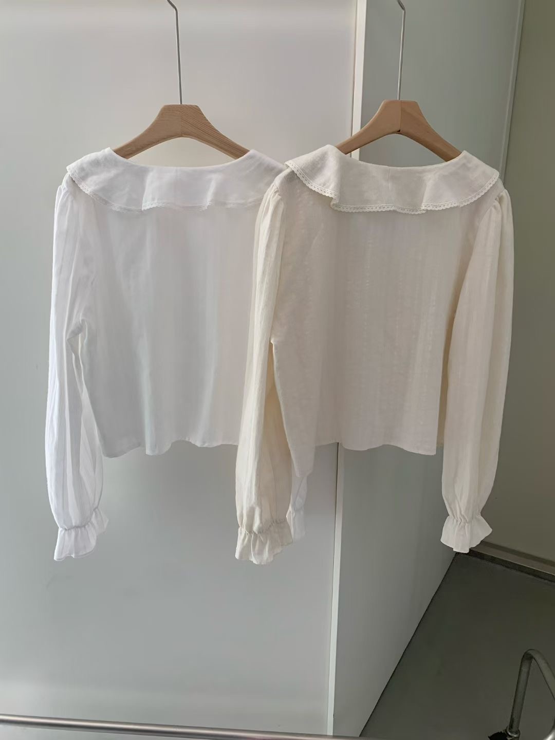 PYT-ot韓國代購㊣女裝新品時尚25秋冬真品職業人氣襯衫蕾絲衫pretty young thing襯衫/蕾絲衫