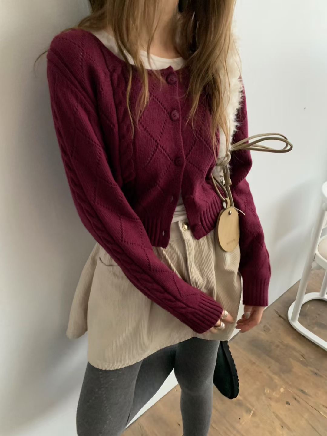 PYT-ot東大門㊣代購女裝新款25秋冬熱賣人氣休閑針織衫開衫pretty young thing針織衫圖色2