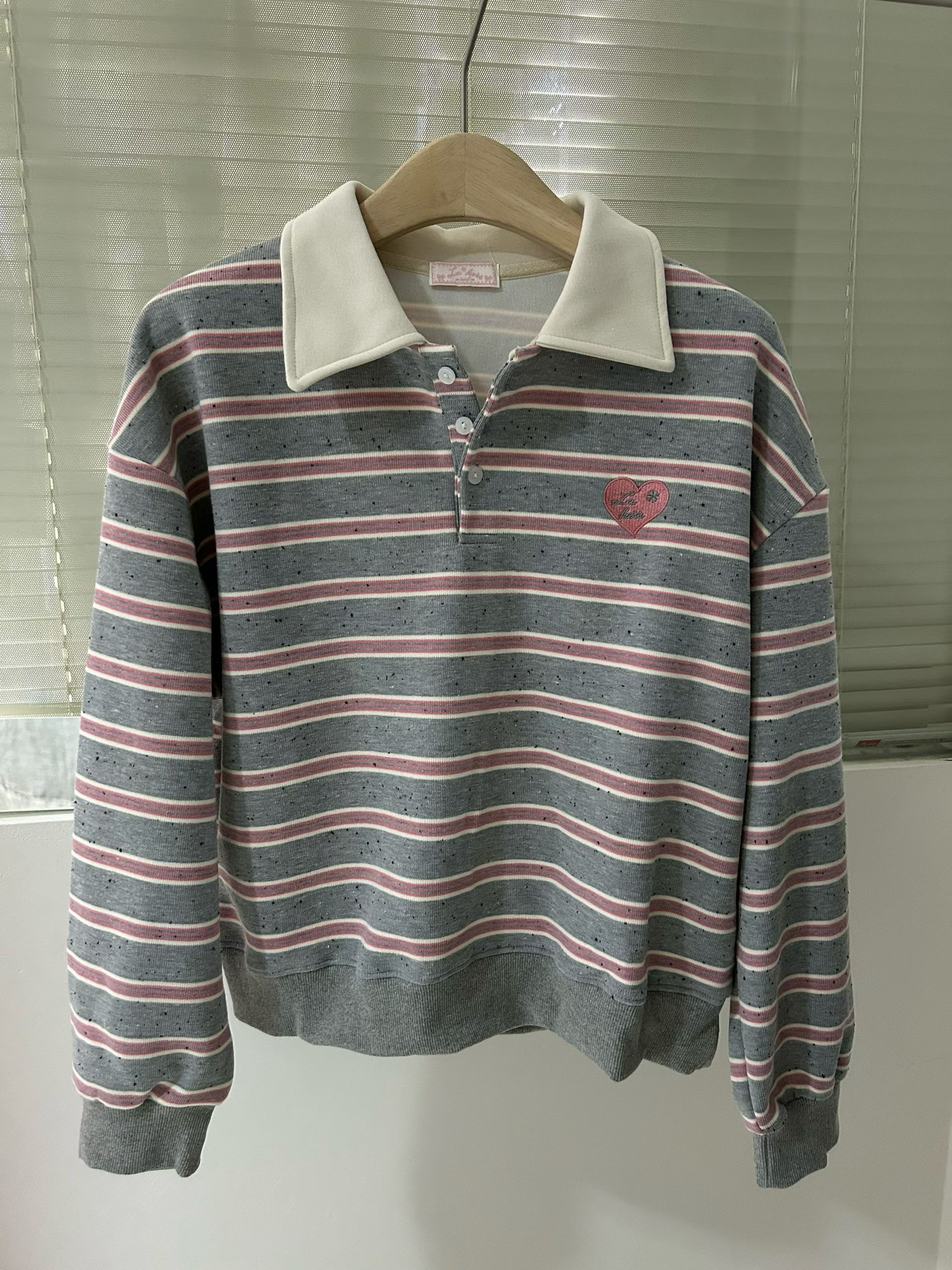 LA KERR韓國代購㊣女士新品人氣職業真品熱賣25秋冬長袖T恤LA KERR長袖T恤圖色2