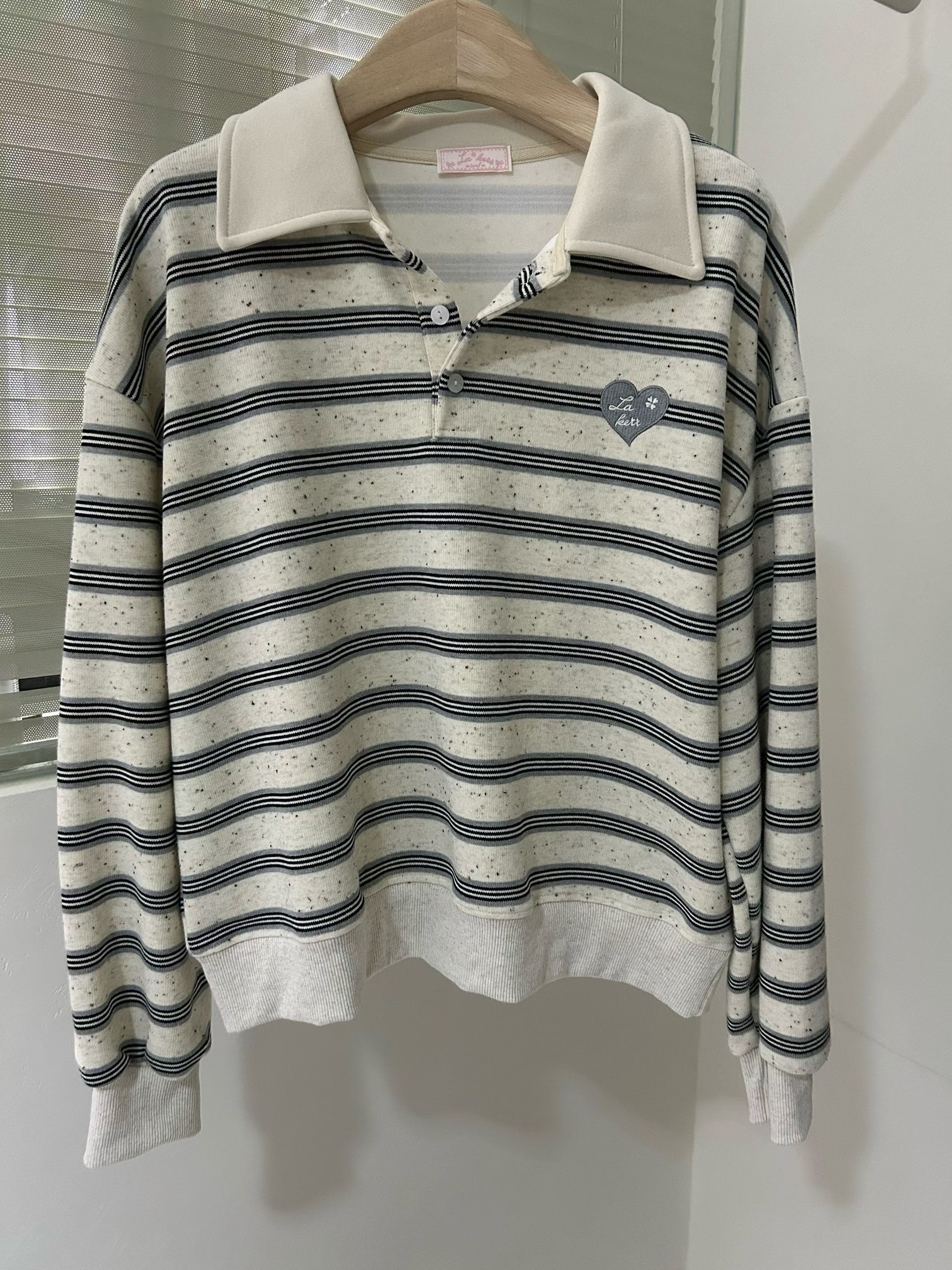 LA KERR韓國代購㊣女士新品人氣職業真品熱賣25秋冬長袖T恤LA KERR長袖T恤圖色3