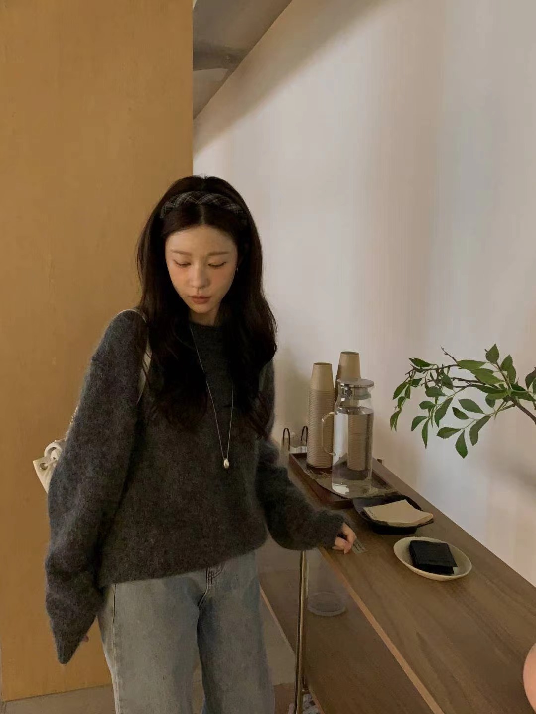 MIELLE-미엘르-OT韓國直郵㊣女裝新款推薦時尚職業針織衫MIELLE-미엘르-OT針織衫