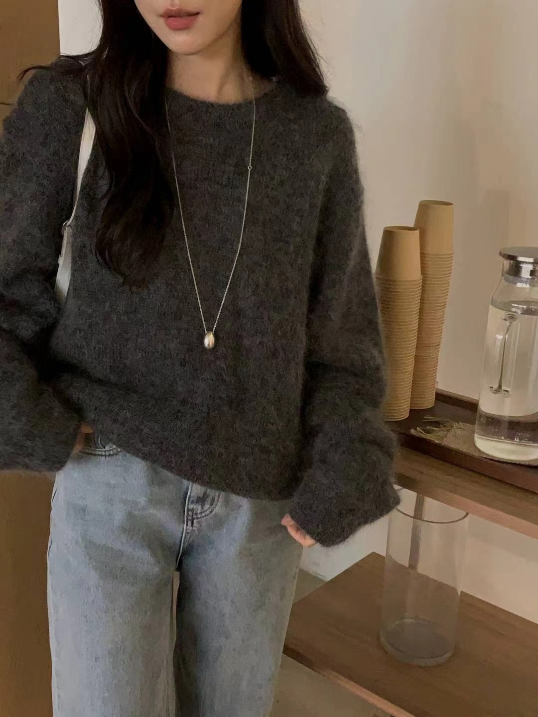 MIELLE-미엘르-OT韓國直郵㊣女裝新款推薦時尚職業針織衫MIELLE-미엘르-OT針織衫圖色4