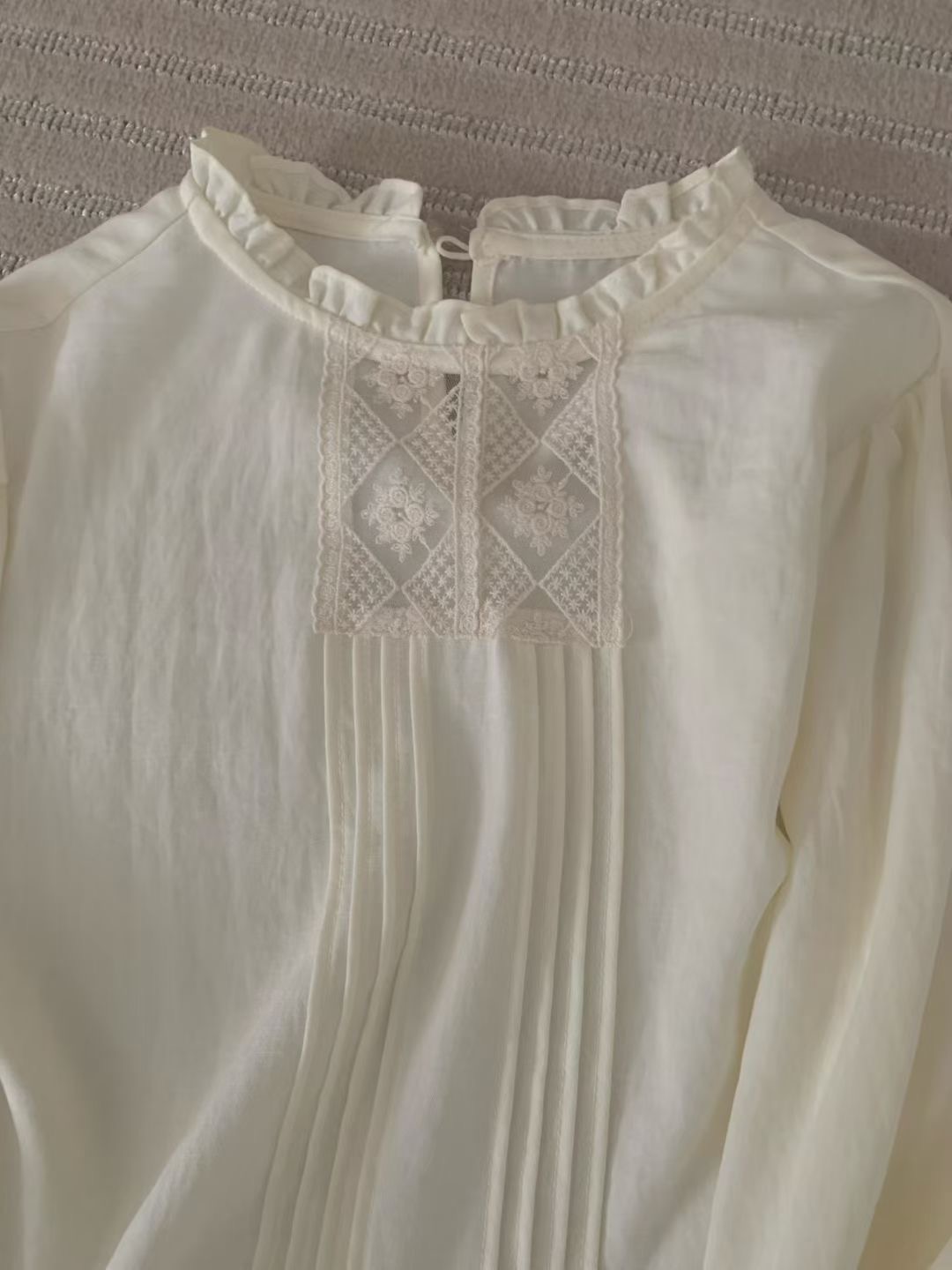 PYT-ot東大門㊣實拍女裝新款真品職業25秋冬推薦襯衫蕾絲衫pretty young thing襯衫/蕾絲衫