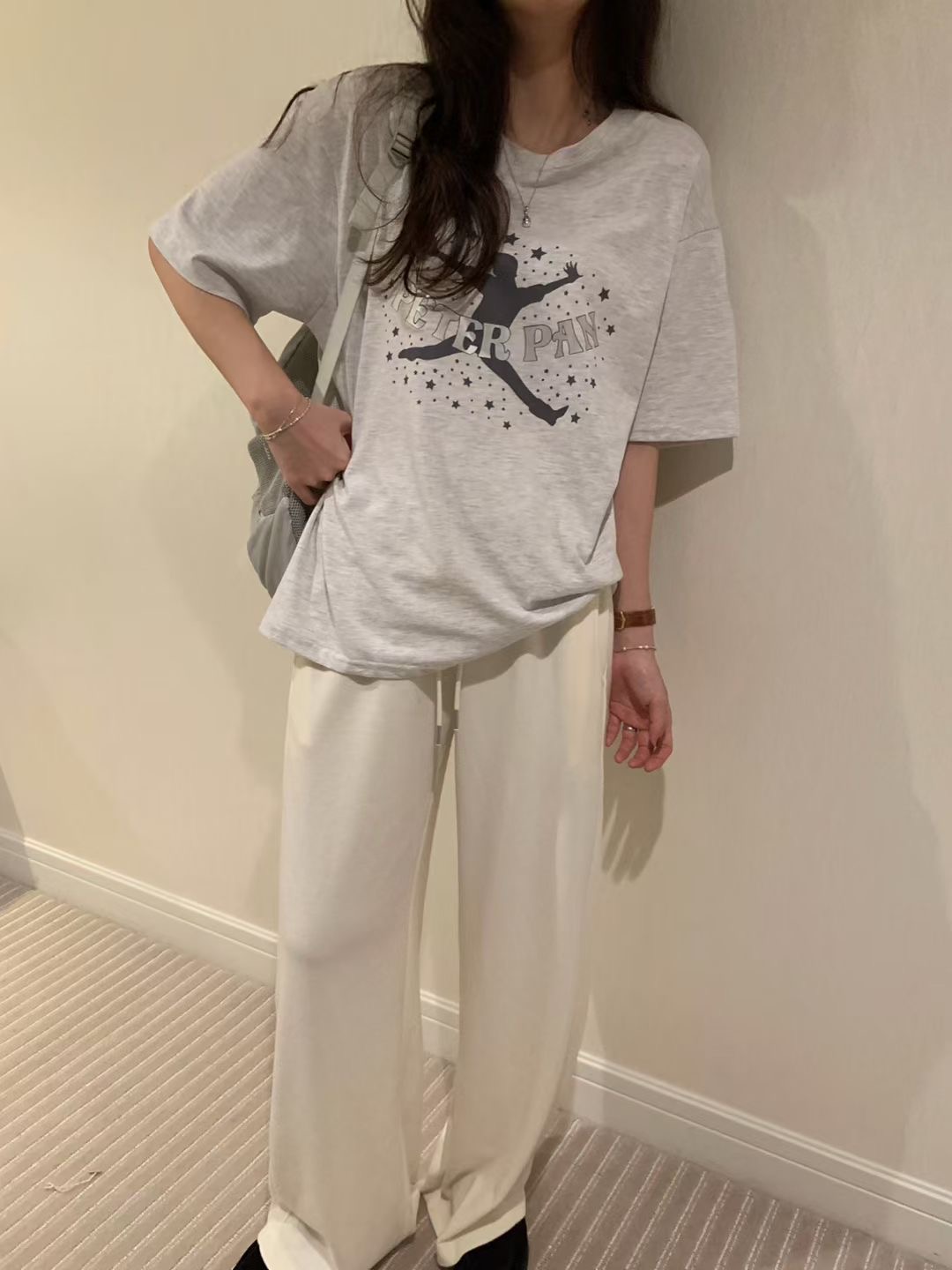 PYT-ot韓國代購㊣女裝新款人氣推薦職業休閑真品熱賣25秋冬T恤pretty young thingT恤圖色2