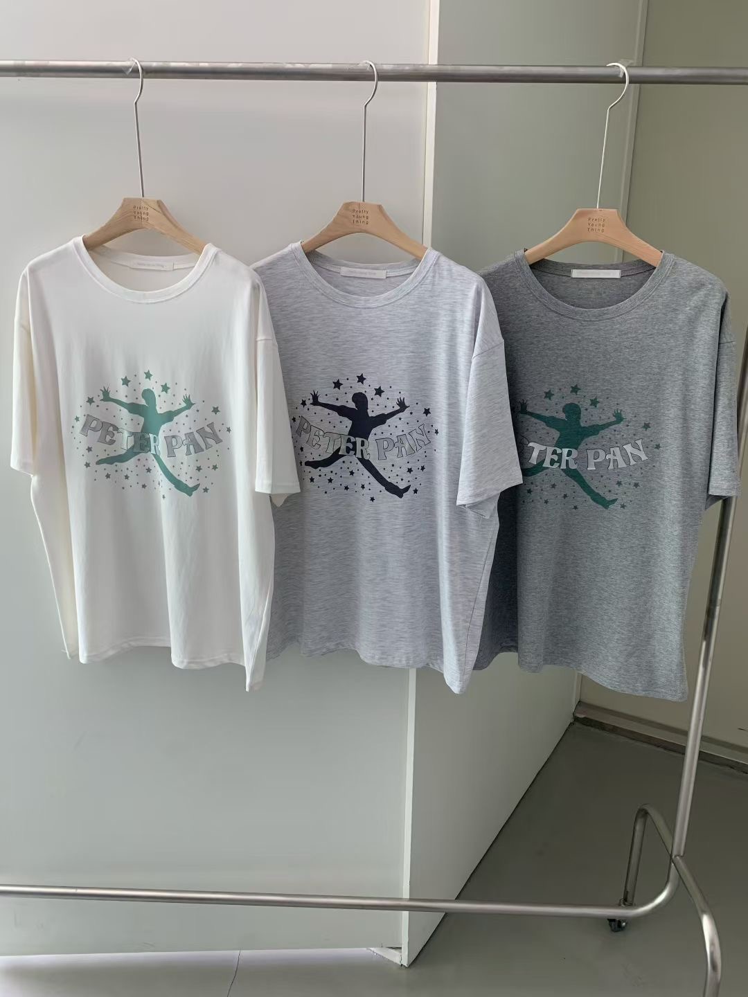 PYT-ot韓國代購㊣女裝新款人氣推薦職業休閑真品熱賣25秋冬T恤pretty young thingT恤圖色3左三色