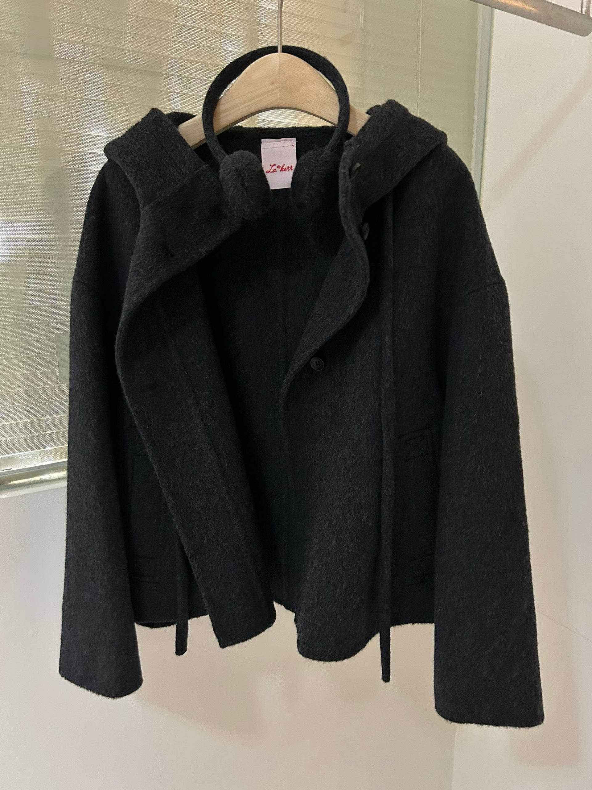 LA KERR東大門㊣直郵女裝新款推薦人氣真品25秋冬短款大衣LA KERR短款大衣圖色2