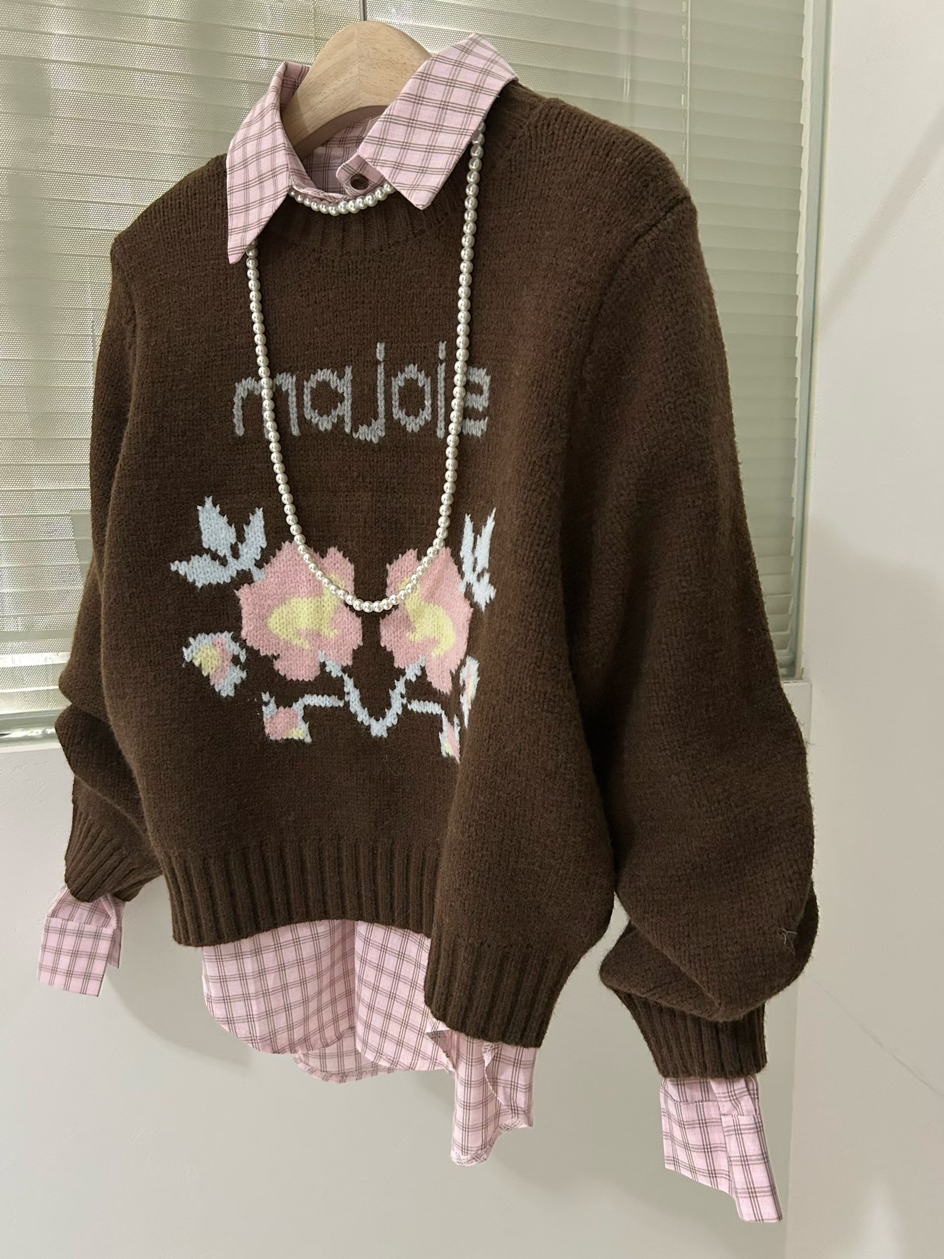 LA KERR東大門㊣直郵女裝新品熱賣25秋冬職業毛衣不含內搭LA KERR毛衣