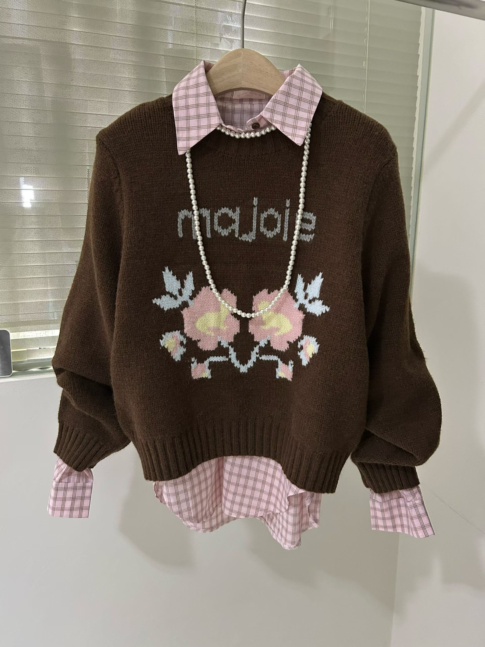 LA KERR東大門㊣直郵女裝新品熱賣25秋冬職業毛衣不含內搭LA KERR毛衣圖色1