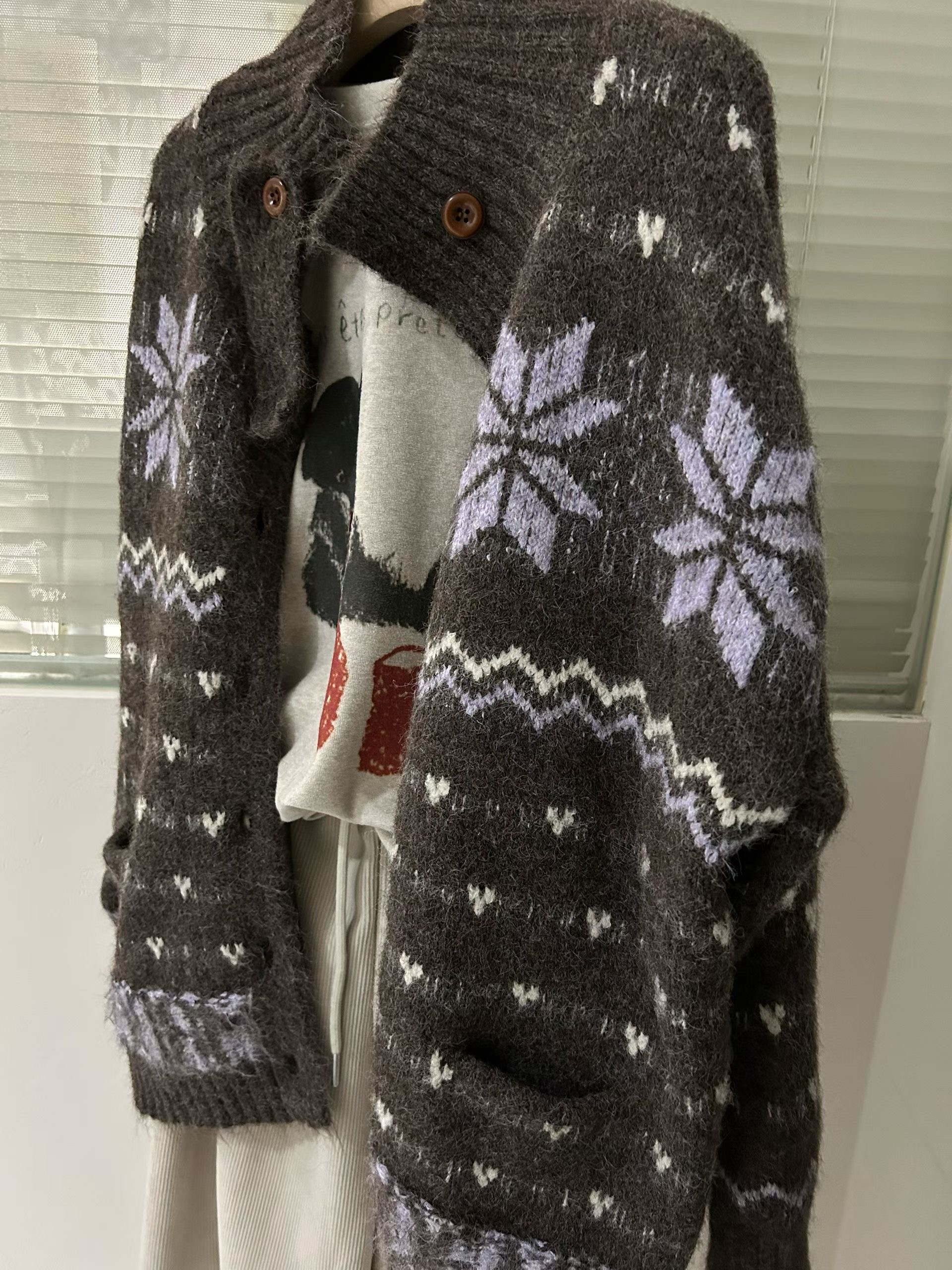 LA KERR東大門㊣實拍女士新品25秋冬推薦熱賣時尚人氣針織衫LA KERR針織衫