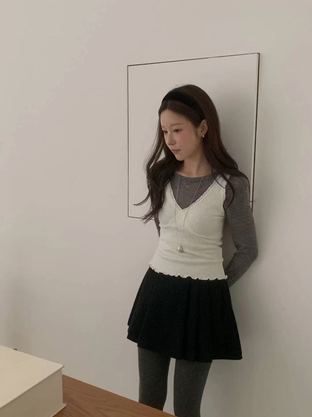 MIELLE-미엘르-OT東大門㊣實拍女裝新款人氣熱賣吊帶背心MIELLE-미엘르-OT吊帶/背心