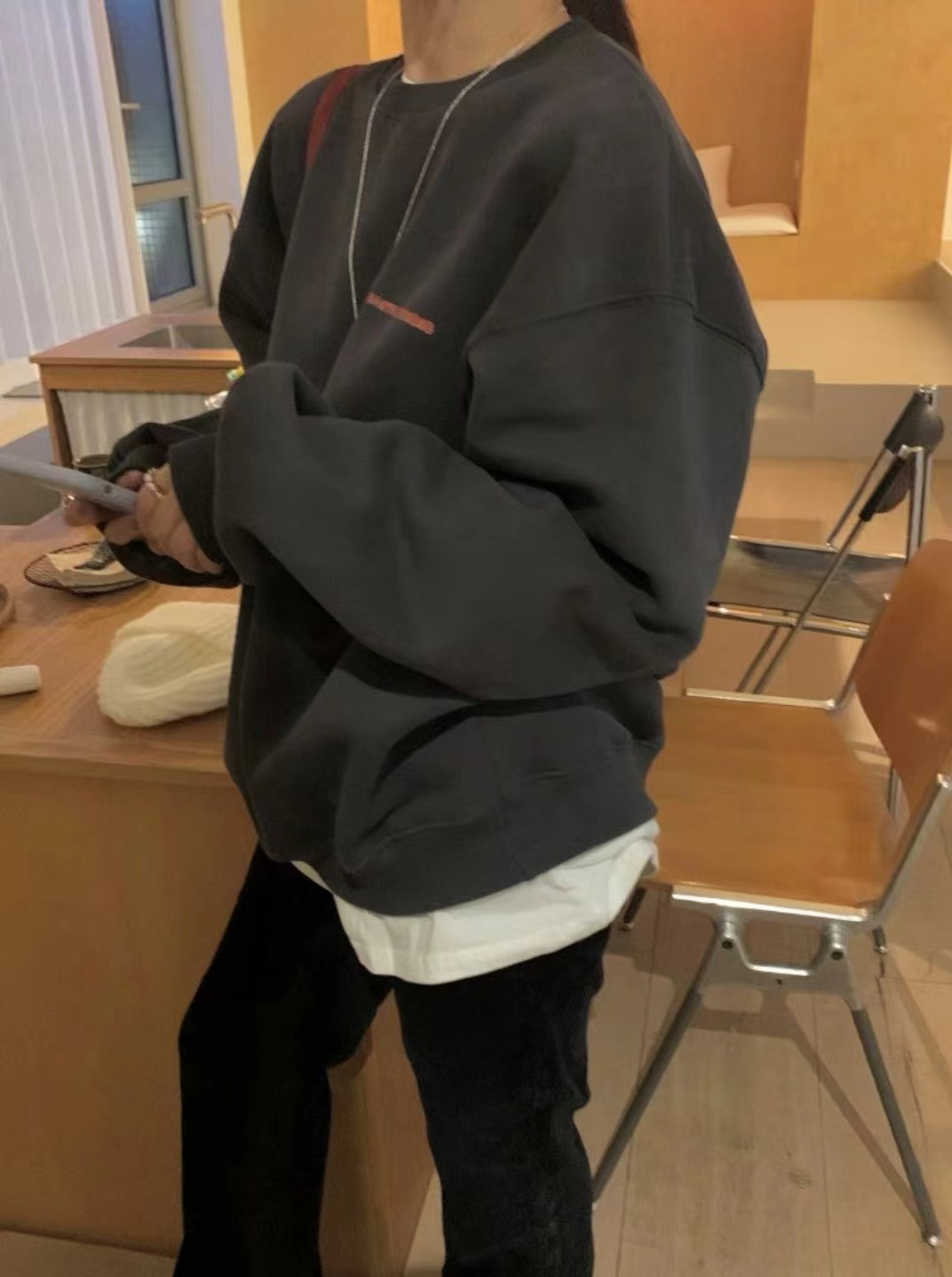 UNCOVER CUBE東大門㊣實拍女士新品推薦休閑熱賣時尚真品衛衣LALAGIRL衛衣