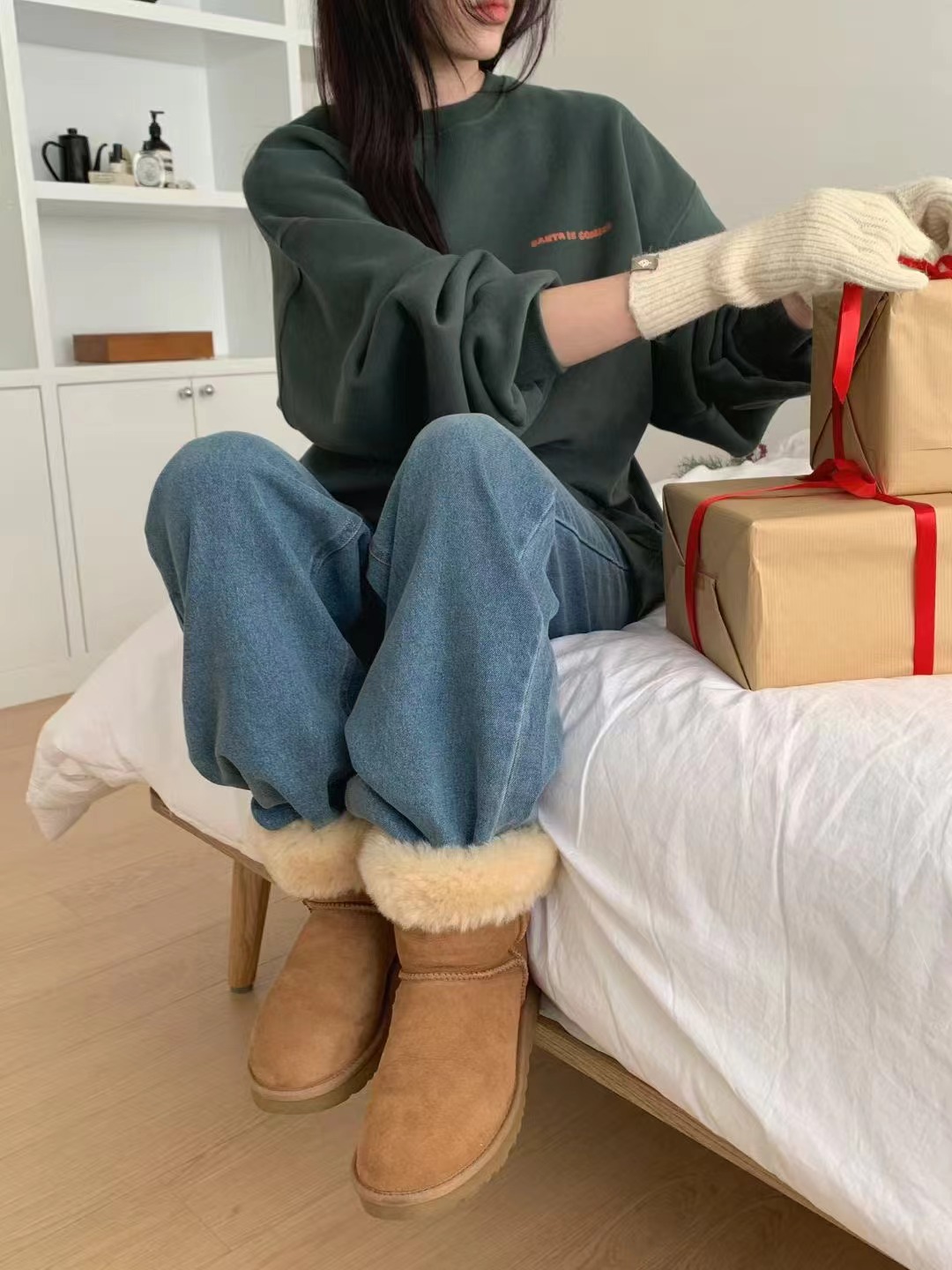 UNCOVER CUBE東大門㊣實拍女士新品推薦休閑熱賣時尚真品衛衣LALAGIRL衛衣圖色2